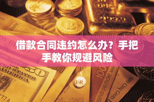 武汉借款合同违约怎么办？手把手教你规避风险