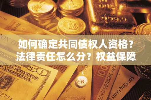 武汉如何确定共同债权人资格？法律责任怎么分？权益保障技巧揭秘！