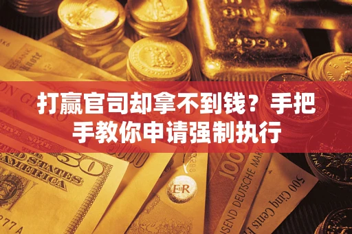 武汉打赢官司却拿不到钱？手把手教你申请强制执行