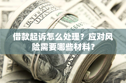 武汉借款起诉怎么处理？应对风险需要哪些材料？