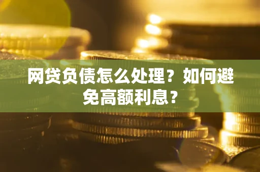 武汉网贷负债怎么处理？如何避免高额利息？