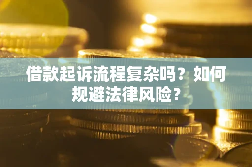 武汉借款起诉流程复杂吗？如何规避法律风险？