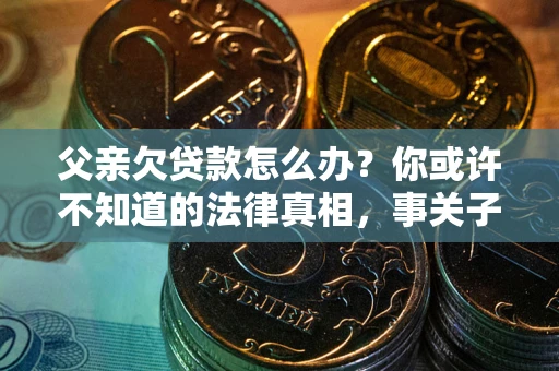 武汉父亲欠贷款怎么办？你或许不知道的法律真相，事关子女未来