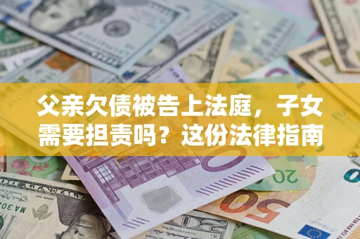 武汉父亲欠债被告上法庭，子女需要担责吗？这份法律指南必须看完