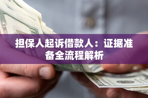 武汉担保人起诉借款人：证据准备全流程解析