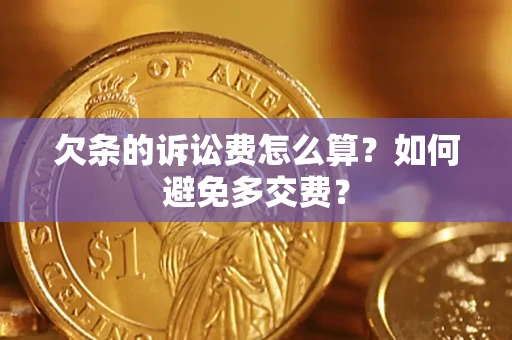 武汉欠条的诉讼费怎么算？如何避免多交费？
