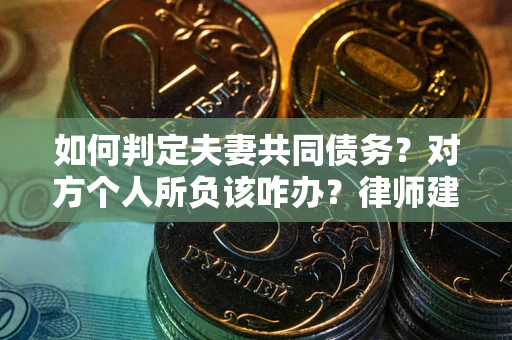 武汉如何判定夫妻共同债务？对方个人所负该咋办？律师建议