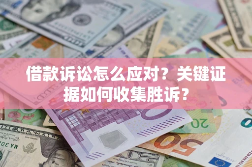 武汉借款诉讼怎么应对？关键证据如何收集胜诉？
