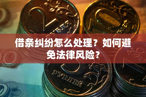 武汉借条纠纷怎么处理？如何避免法律风险？